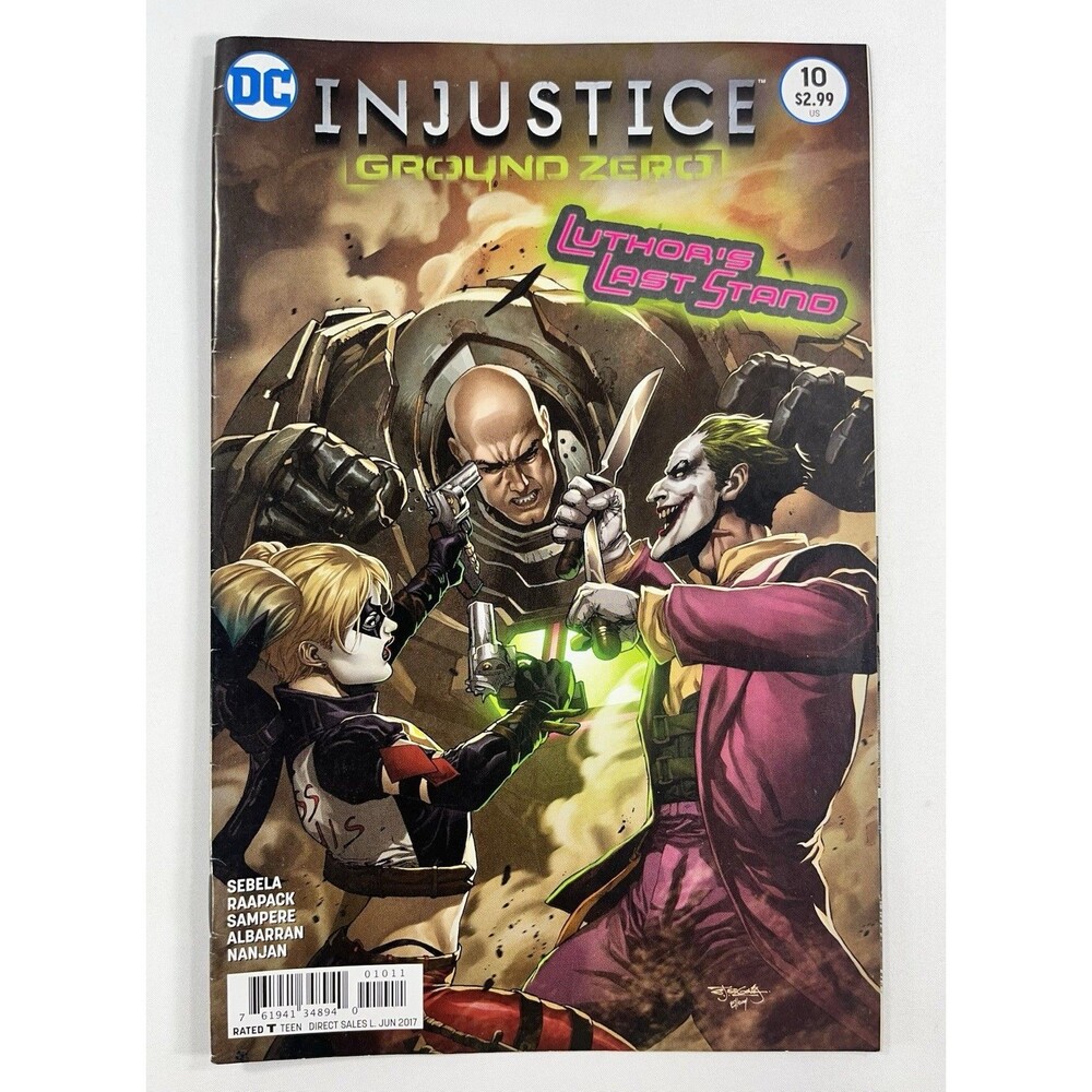 Injustice Ground Zero #10 "Luthor's Last Stand" 2017 DC Comics